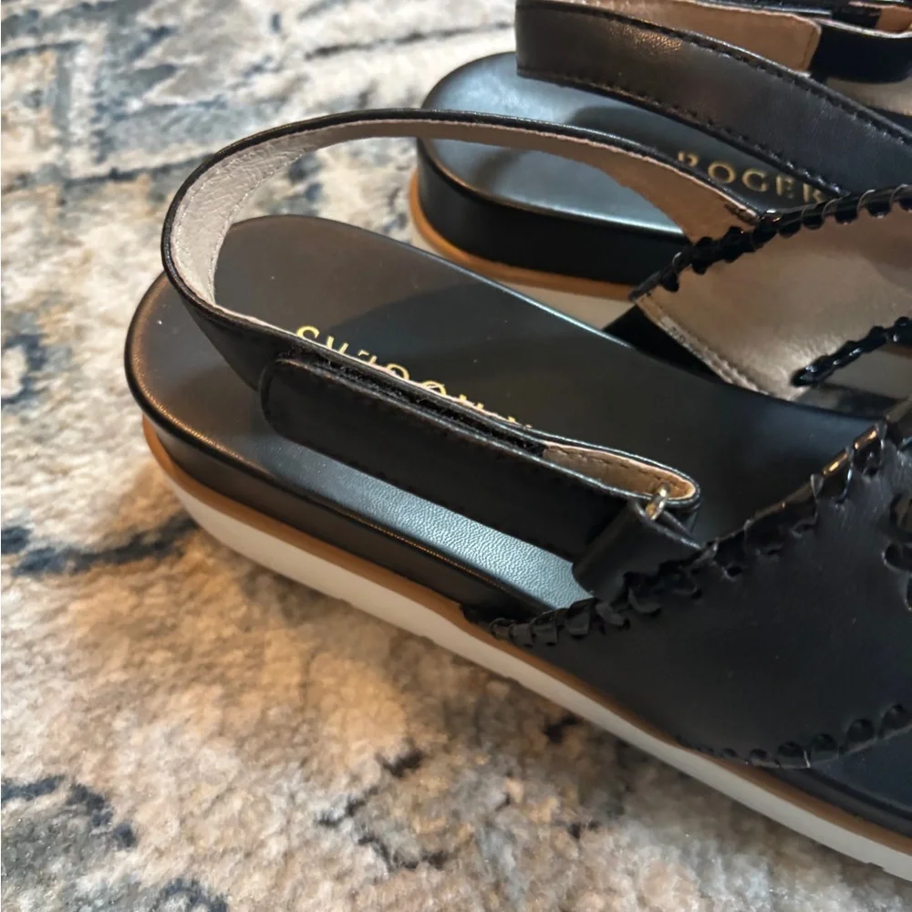 Jack Rogers Women's Black Sandals - Picture 9 of 11